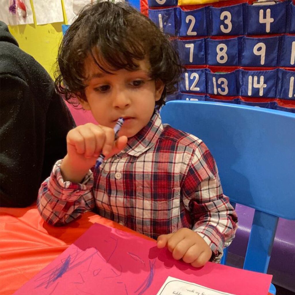 Heily Fernandez – dolphin daycare Kid contemplating Large